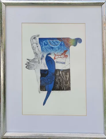HAYATİ MİSMAN — “Dans - Edisyon 36/100”, 1999 "Dans - Edisyon 36/100" eseri HAYATİ MİSMAN tarafından 1999 yılında 36x26 cm ölçülerinde Gravür tekniği ile yapılmıştır.