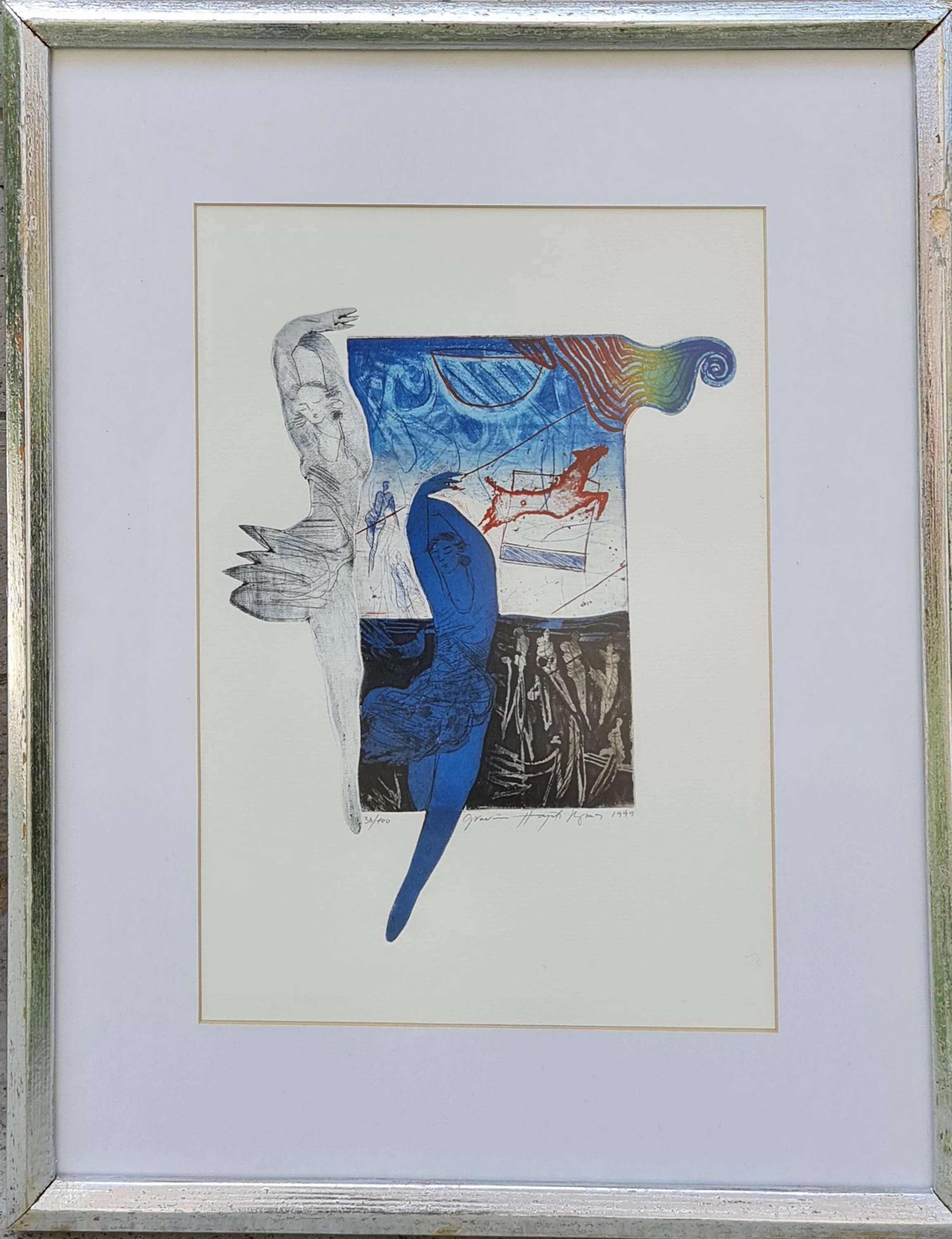 "Dans - Edisyon 36/100" eseri HAYATİ MİSMAN tarafından 1999 yılında 36x26 cm ölçülerinde Gravür tekniği ile yapılmıştır.