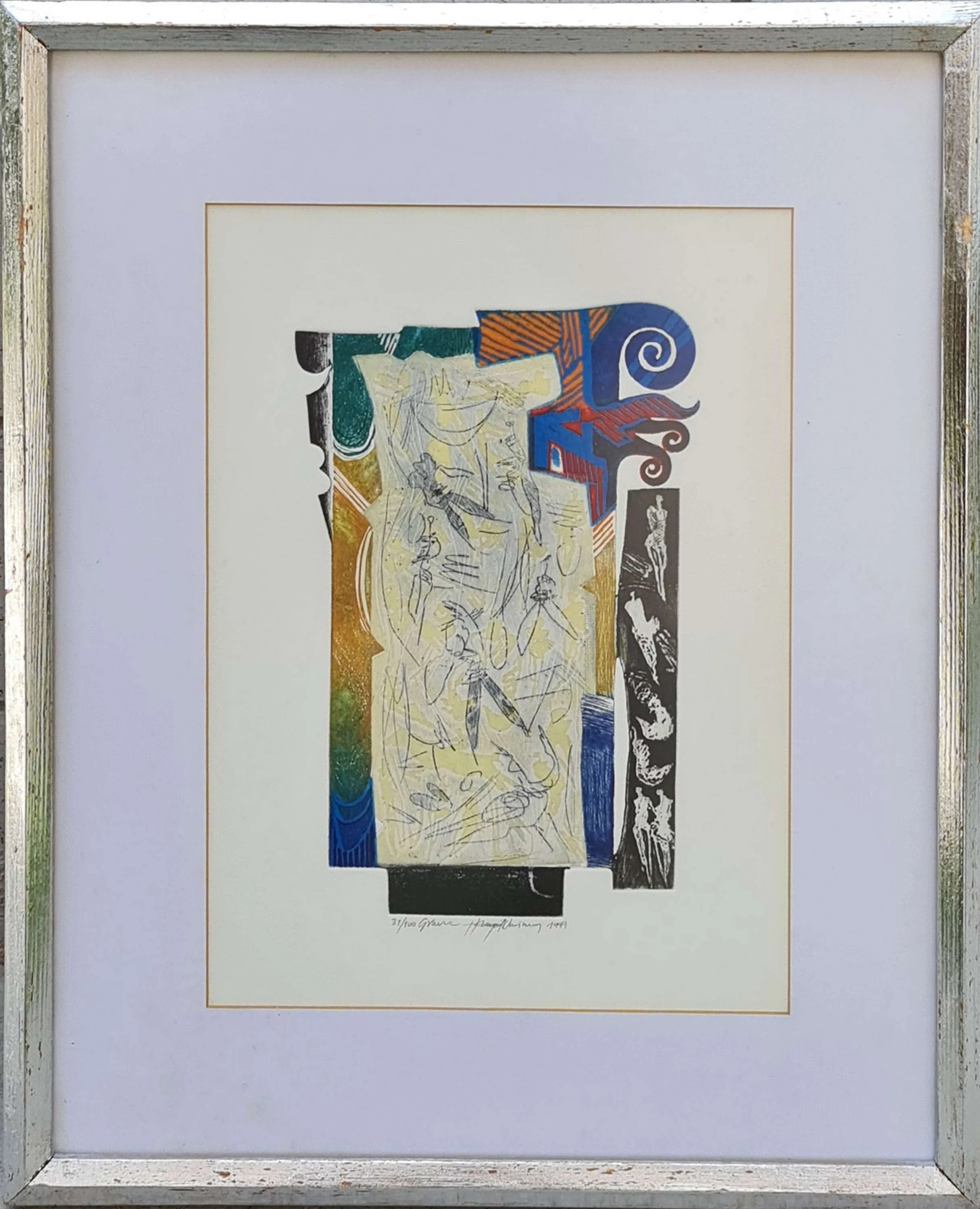 "İsimsiz" eseri HAYATİ MİSMAN tarafından 1999 yılında 36x26 cm ölçülerinde Gravür tekniği ile yapılmıştır.