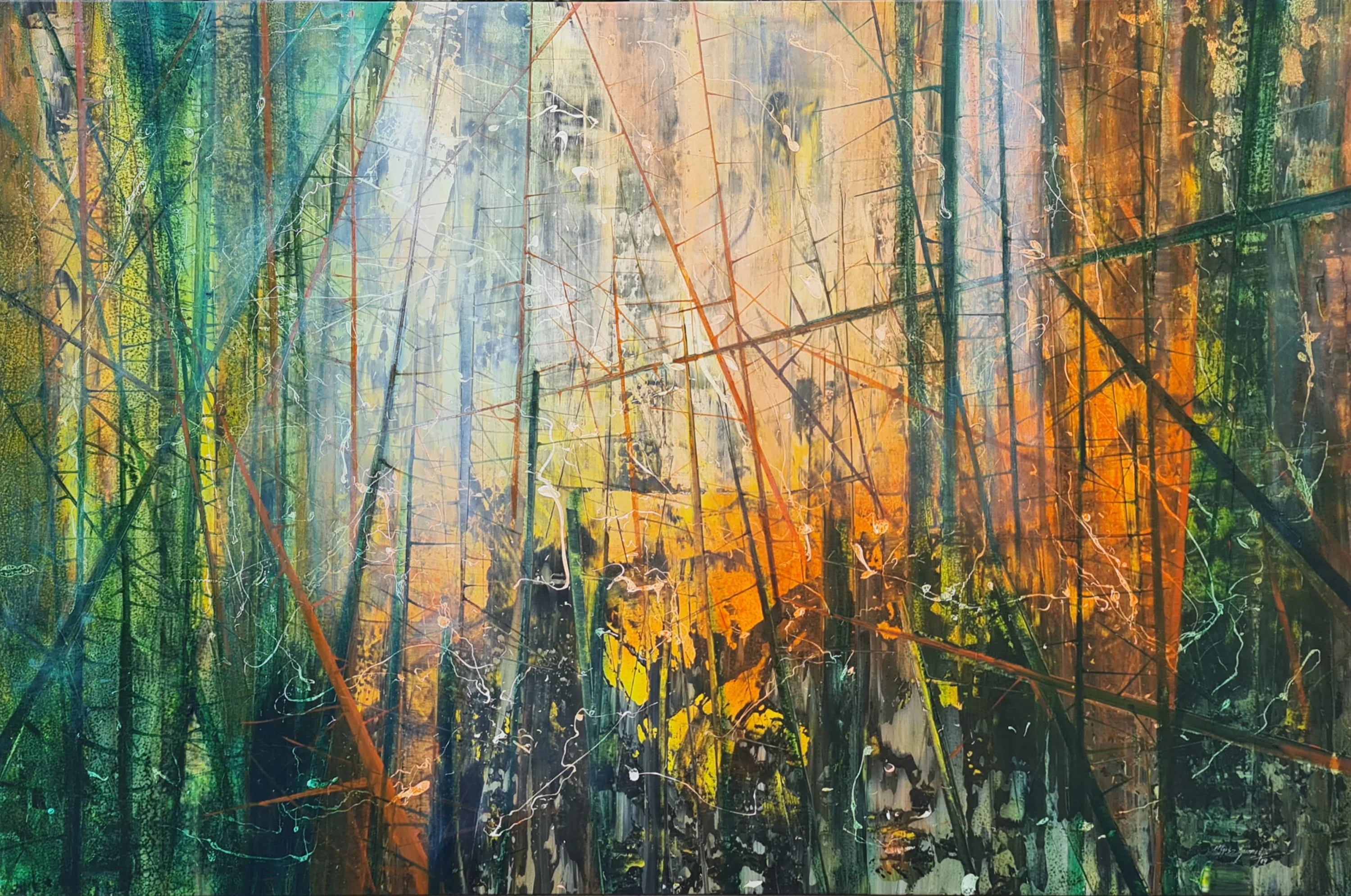 "Catarsis" eseri MUSA GÜNEY tarafından 2019 yılında 134,5x202x5 cm ölçülerinde Tuval üzeri yağlı boya tekniği ile yapılmıştır.