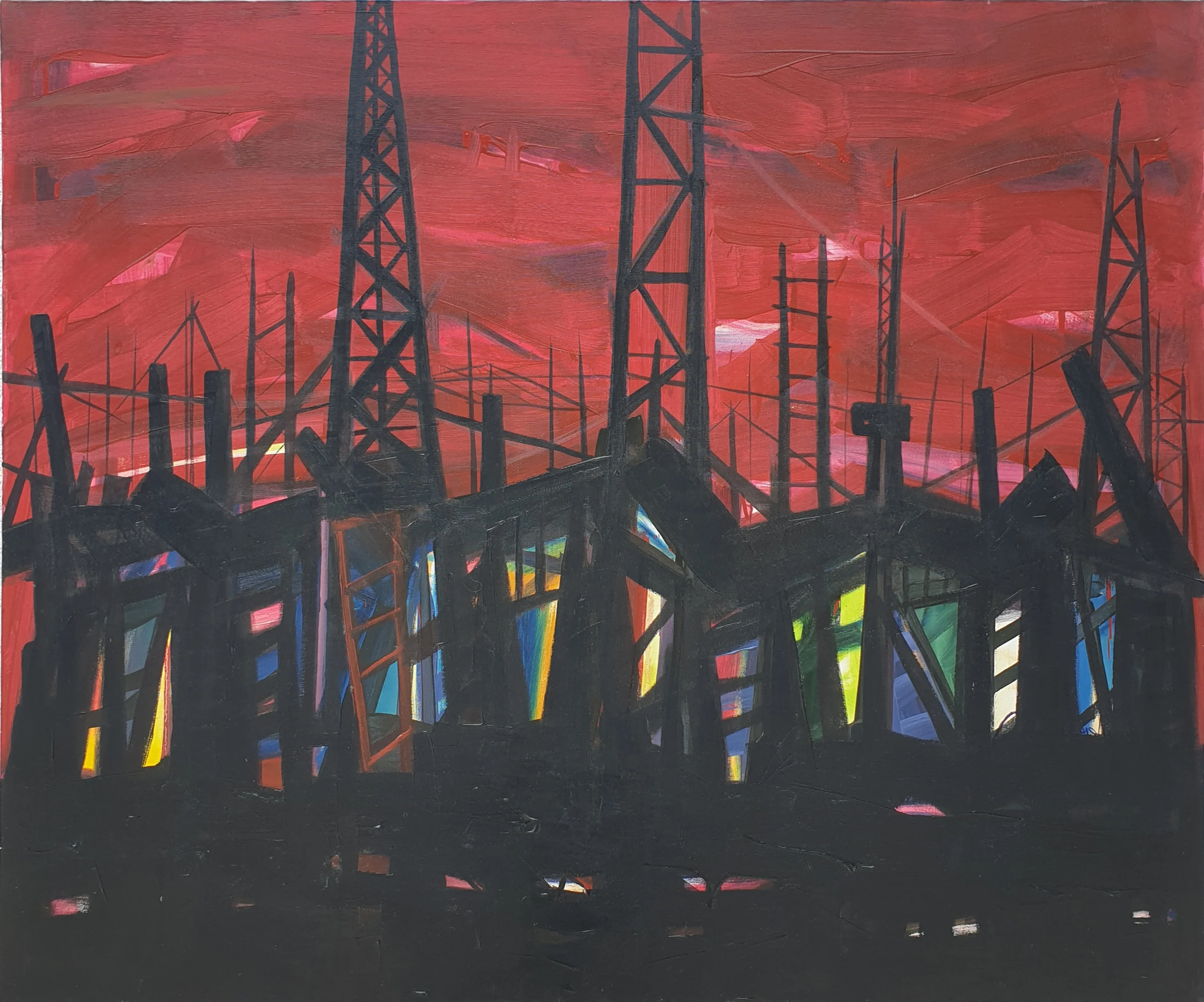 "İsimsiz" eseri MUSTAFA DUYMAZ tarafından 2011 yılında 100x120 cm ölçülerinde Tuval üzeri yağlı boya tekniği ile yapılmıştır.