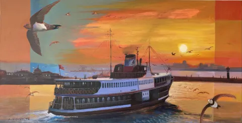 İstanbul, akşam  vapuru