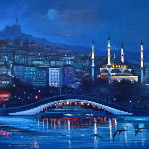 KADİR ŞİŞGİNOĞLU — “Gençlik Parkı'ndan Ankara Kalesine Doğru”, 2025 "Gençlik Parkı'ndan Ankara Kalesine Doğru" eseri KADİR ŞİŞGİNOĞLU tarafından 2025 yılında 40x40 cm ölçülerinde Tuval üzeri akrilik boya tekniği ile yapılmıştır.