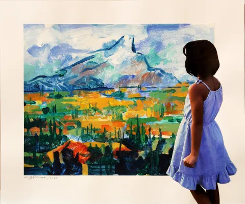 MEHMET YILMAZ — “Cézanne ve Sezan - 20”, 2025 "Cézanne ve Sezan - 20" eseri MEHMET YILMAZ tarafından 2025 yılında 50x60 cm ölçülerinde Kağıt üzeri karışık teknik tekniği ile yapılmıştır.