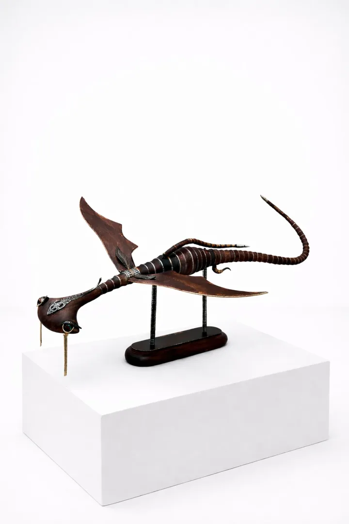 yakınlaştır "Chrronax" eseri SERKAN ERKOÇ tarafından 2025 yılında 29x76x53 cm ölçülerinde Metal heykel tekniği ile yapılmıştır.