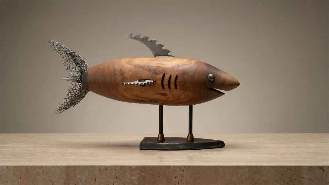 "Metal Kuyruk" eseri SERKAN ERKOÇ tarafından 2019 yılında 48x27x18 cm ölçülerinde Metal heykel tekniği ile yapılmıştır.