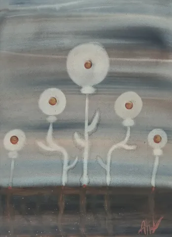 ABİDİN DİNO — “Çiçekler serisinden”, 1970 "Çiçekler serisinden" eseri ABİDİN DİNO tarafından 1970 yılında 55x40 cm ölçülerinde Kağıt üzeri guaj boya tekniği ile yapılmıştır.