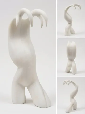 BAHADIR YAVUZ AYDIN — “İnsanlık Dalgası - II”, 2026 "İnsanlık Dalgası - II" eseri BAHADIR YAVUZ AYDIN tarafından 2026 yılında 65x30x25 cm ölçülerinde Muğla mermeri tekniği ile yapılmıştır.