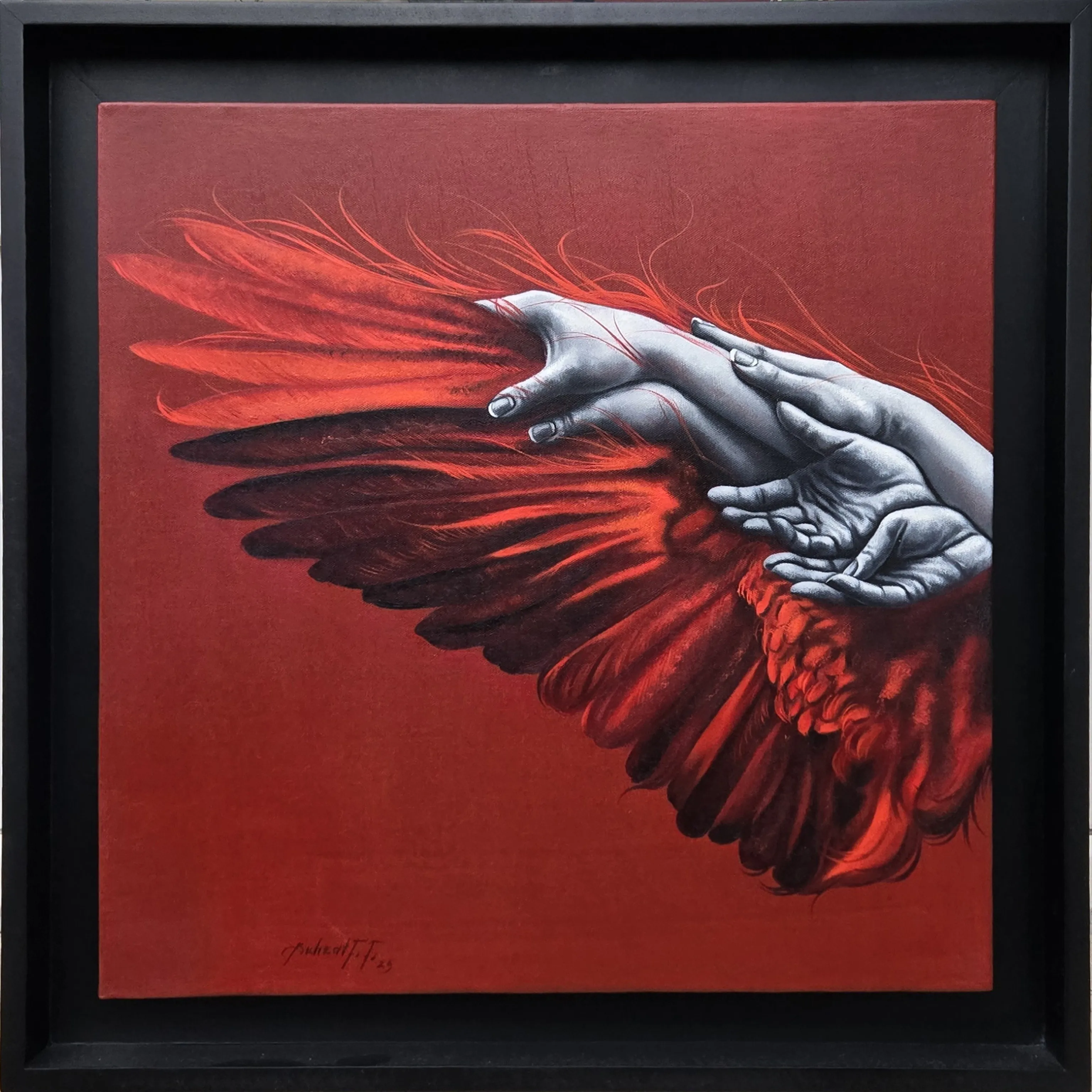 "Life" eseri BEHZAT FEYZULLAH tarafından 2025 yılında 50x50 cm ölçülerinde Tuval üzeri yağlı boya tekniği ile yapılmıştır.