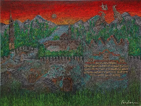 MURAT ÖZDOĞRU tarafından 2026 yılında 60x80 cm ölçülerinde Tuval üzeri akrilik boya tekniği ile yapılmıştır.