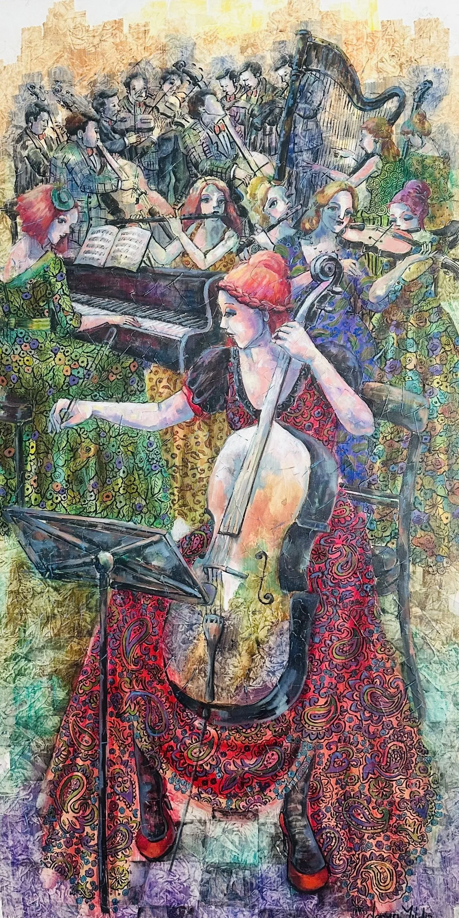 "İsimsiz" eseri DERYA YILDIZ tarafından 2025 yılında 130x65 cm ölçülerinde Tuval üzeri yağlı boya tekniği ile yapılmıştır.
