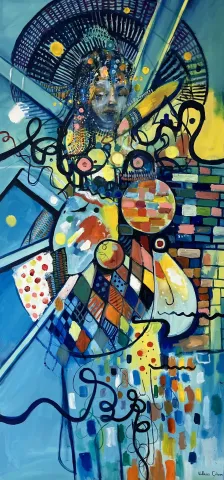 VOLKAN ÇOBAN — “İsimsiz”, 2026 "İsimsiz" eseri VOLKAN ÇOBAN tarafından 2026 yılında 150x70 cm ölçülerinde Tuval üzeri yağlı boya tekniği ile yapılmıştır.