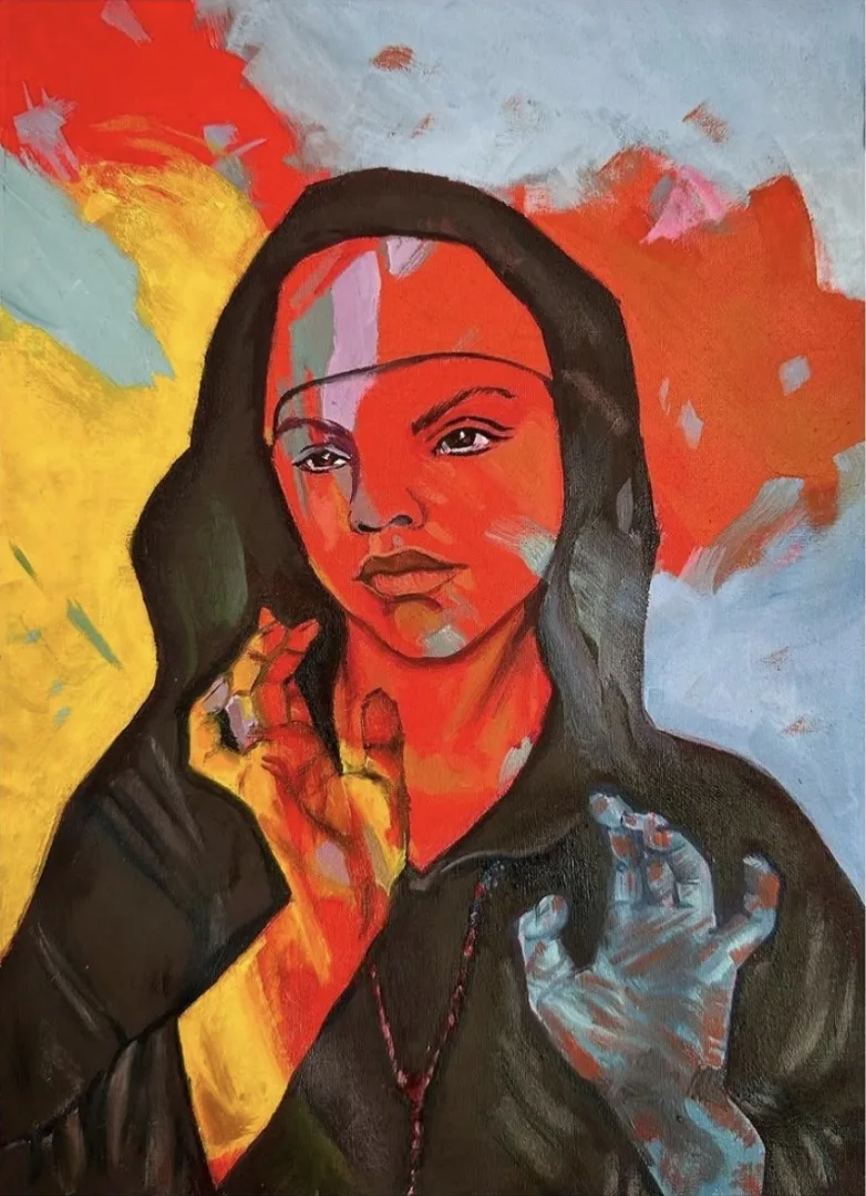 YUSUF KAYA — “Adalie”, 2023 "Adalie" eseri YUSUF KAYA tarafından 2023 yılında 29x21 cm ölçülerinde Kağıt üzeri yağlı boya tekniği ile yapılmıştır.