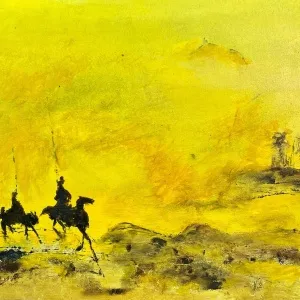 ZAHİT BÜYÜKİŞLİYEN tarafından 2021 yılında 70x100 cm ölçülerinde Tuval üzeri yağlı boya tekniği ile yapılmıştır.