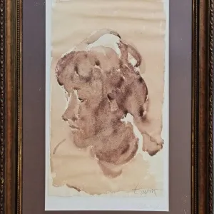 ADNAN TURANİ tarafından 40x26 cm ölçülerinde Kağıt üzeri karışık teknik tekniği ile yapılmıştır.