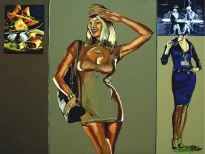 ADNAN YALIM tarafından 2007 yılında 100x130 cm ölçülerinde Tuval üzeri akrilik boya tekniği ile yapılmıştır.