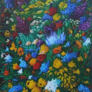 AHMET YEŞİL tarafından 90x70 cm ölçülerinde Tuval üzeri yağlı boya tekniği ile yapılmıştır.