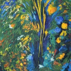 AHMET YEŞİL tarafından 2013 yılında 200x80 cm ölçülerinde Tuval üzeri yağlı boya tekniği ile yapılmıştır.