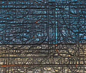 ALİ ERTUĞRUL KÜPELİ tarafından 2021 yılında 49x59 cm ölçülerinde MDF üzeri karışık teknik tekniği ile yapılmıştır.