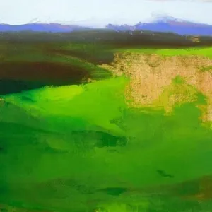 ALİ ÖZHAN GÜNEŞ tarafından 2010 yılında 25x30 cm ölçülerinde Ahşap üzeri yağlı boya + epoksi tekniği ile yapılmıştır.