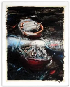 ALİ RAŞİT KARAKILIÇ tarafından 2008 yılında 162x128 cm ölçülerinde Tuval üzeri akrilik boya tekniği ile yapılmıştır.