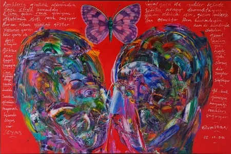 ERGİN İNAN tarafından 2022 yılında 100x150 cm ölçülerinde Tuval üzeri yağlı boya tekniği ile yapılmıştır.