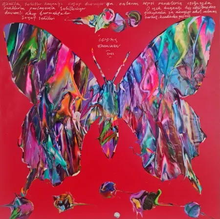 ERGİN İNAN tarafından 2022 yılında 100x100 cm ölçülerinde Tuval üzeri yağlı boya tekniği ile yapılmıştır.