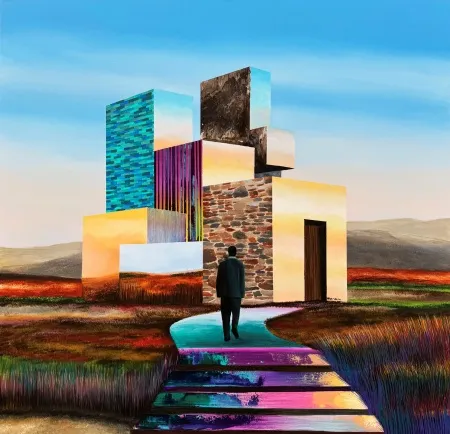 ARDA SELİM tarafından 2025 yılında 90x90 cm ölçülerinde Tuval üzeri yağlı boya tekniği ile yapılmıştır.