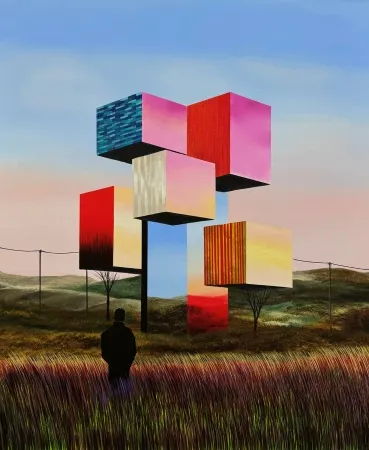 ARDA SELİM tarafından 2025 yılında 100x80 cm ölçülerinde Tuval üzeri yağlı boya tekniği ile yapılmıştır.