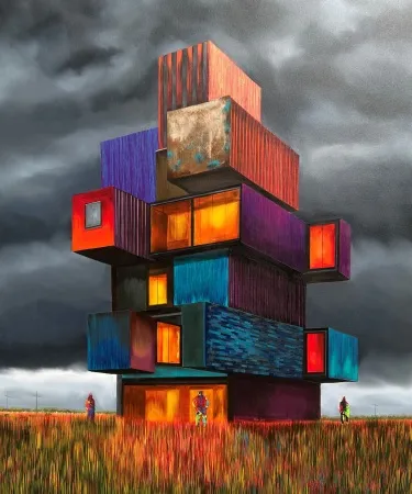 ARDA SELİM tarafından 2025 yılında 120x100 cm ölçülerinde Tuval üzeri yağlı boya tekniği ile yapılmıştır.