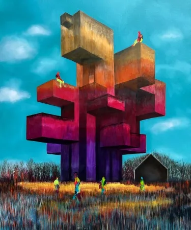 ARDA SELİM tarafından 2025 yılında 120x100 cm ölçülerinde Tuval üzeri yağlı boya tekniği ile yapılmıştır.