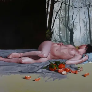 HASAN SAYGIN tarafından 2022 yılında 129x96 cm ölçülerinde Tuval üzeri yağlı boya tekniği ile yapılmıştır.