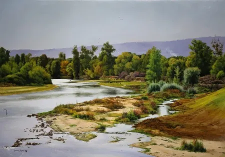 HASAN SAYGIN tarafından 2021 yılında 81x116 cm ölçülerinde Tuval üzeri yağlı boya tekniği ile yapılmıştır.