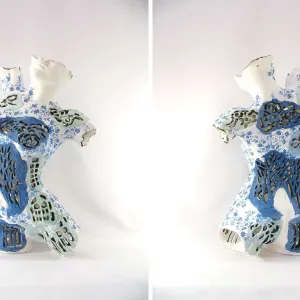 MİNE POYRAZ tarafından 2024 yılında 57x36x21 cm ölçülerinde Seramik Ajur Tekniği tekniği ile yapılmıştır.