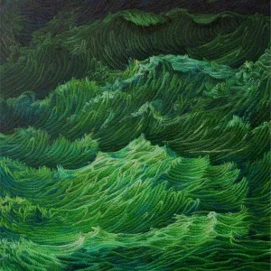 AHMET YEŞİL tarafından 2015 yılında 180x130 cm ölçülerinde Tuval üzeri yağlı boya tekniği ile yapılmıştır.