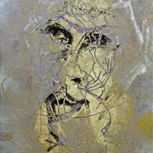 NECMETTİN ÖZLÜ tarafından 2016 yılında 120x90 cm ölçülerinde Tuval üzeri karışık teknik tekniği ile yapılmıştır.