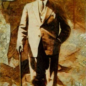 HASAN ÇAĞLAYAN tarafından 120x60 cm ölçülerinde Tuval üzeri karışık teknik tekniği ile yapılmıştır.