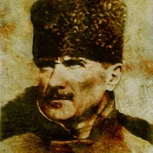 HASAN ÇAĞLAYAN tarafından 80x60 cm ölçülerinde Tuval üzeri karışık teknik tekniği ile yapılmıştır.