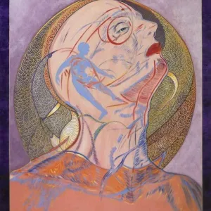 NECMETTİN ÖZLÜ tarafından 2018 yılında 150x120 cm ölçülerinde Tuval üzeri akrilik boya tekniği ile yapılmıştır.