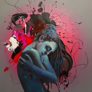 MEHMET SAKIZCI tarafından 2020 yılında 140x120 cm ölçülerinde Tuval üzeri akrilik boya tekniği ile yapılmıştır.