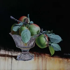 HASAN SAYGIN tarafından 2023 yılında 54x73 cm ölçülerinde Tuval üzeri yağlı boya tekniği ile yapılmıştır.