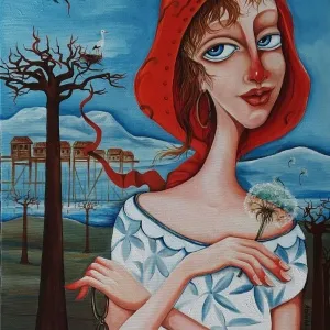 ZEKİYE AKALIN tarafından 2023 yılında 60x40 cm ölçülerinde Tuval üzeri yağlı boya tekniği ile yapılmıştır.