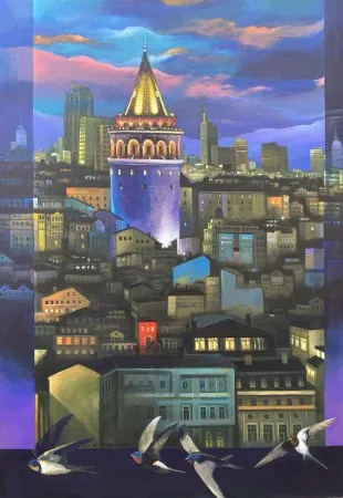 KADİR ŞİŞGİNOĞLU tarafından 2026 yılında 109x75 cm ölçülerinde Tuval üzeri akrilik boya tekniği ile yapılmıştır.