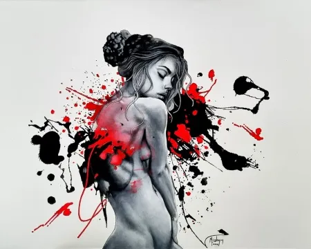 MEHMET SAKIZCI tarafından 2024 yılında 80x100 cm ölçülerinde Tuval üzeri akrilik boya tekniği ile yapılmıştır.