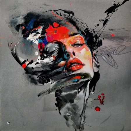 MEHMET SAKIZCI tarafından 2024 yılında 60x60 cm ölçülerinde Tuval üzeri akrilik boya tekniği ile yapılmıştır.