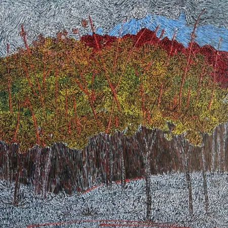 MURAT ÖZDOĞRU tarafından 2026 yılında 50x50 cm ölçülerinde Tuval üzeri akrilik boya tekniği ile yapılmıştır.