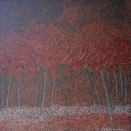 MURAT ÖZDOĞRU tarafından 2026 yılında 50x50 cm ölçülerinde Tuval üzeri akrilik boya tekniği ile yapılmıştır.