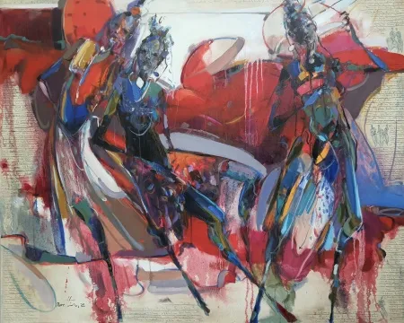 NURETTİN AKKAYA tarafından 2026 yılında 120x150 cm ölçülerinde Tuval üzeri yağlı boya tekniği ile yapılmıştır.