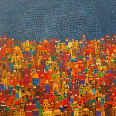 BİNNUR YÜCEBAŞ RUOCCO tarafından 2026 yılında 50x50 cm ölçülerinde Tuval üzeri yağlı boya tekniği ile yapılmıştır.