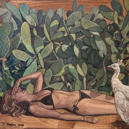 TANJU YAĞAN tarafından 2026 yılında 50x50 cm ölçülerinde Tuval üzeri yağlı boya tekniği ile yapılmıştır.